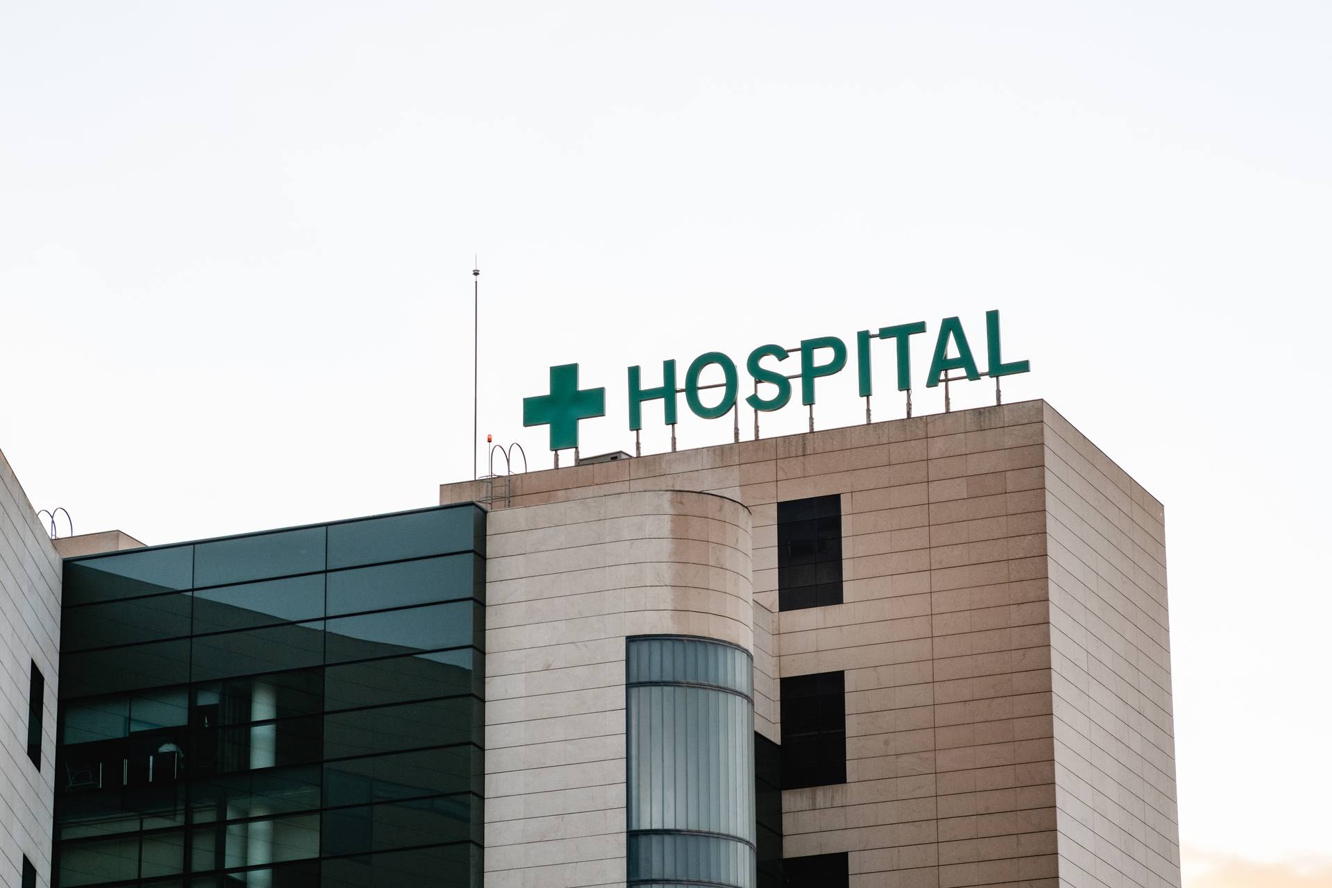 Hospital building exterior